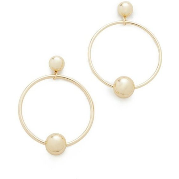Shashi Tiffany Hoop Earrings - Picture 1 of 2